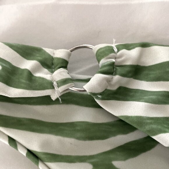 SHEIN NWOT Tanga Zebra Stripe Triangle Bikini - Picture 12 of 12